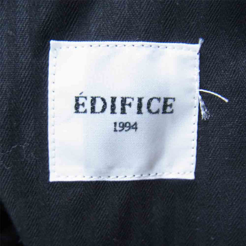 EDIFICE エディフィス 20-030-300-5220-1-0 チェック イージー パンツ 日本製 チャコール系 M【中古】