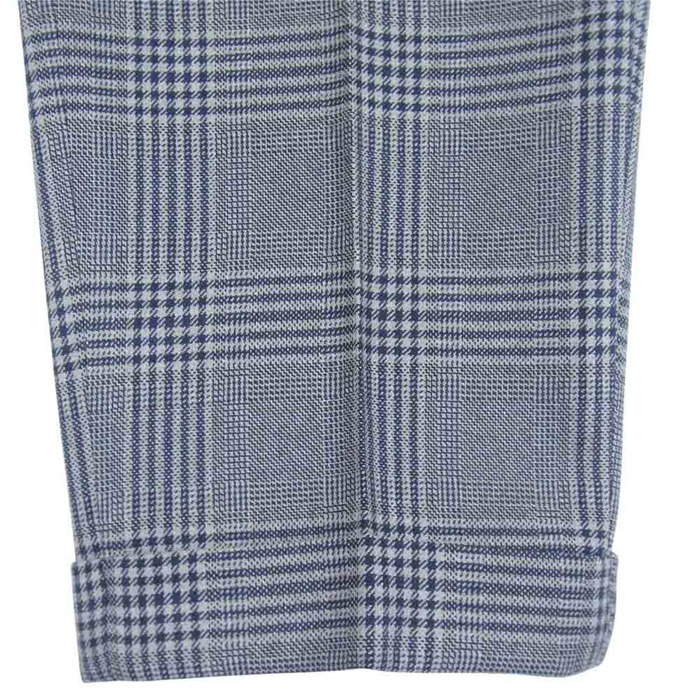 EDIFICE エディフィス 20-030-300-5220-1-0 チェック イージー パンツ 日本製 チャコール系 M【中古】