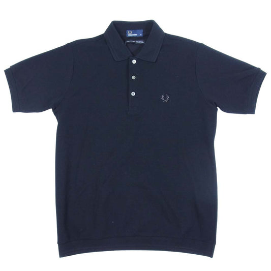 FRED PERRY フレッドペリー FZ1779 EDIFICE別注 HEM RIB PIQUE SHIRT ポロシャツ ブラック系 M【中古】