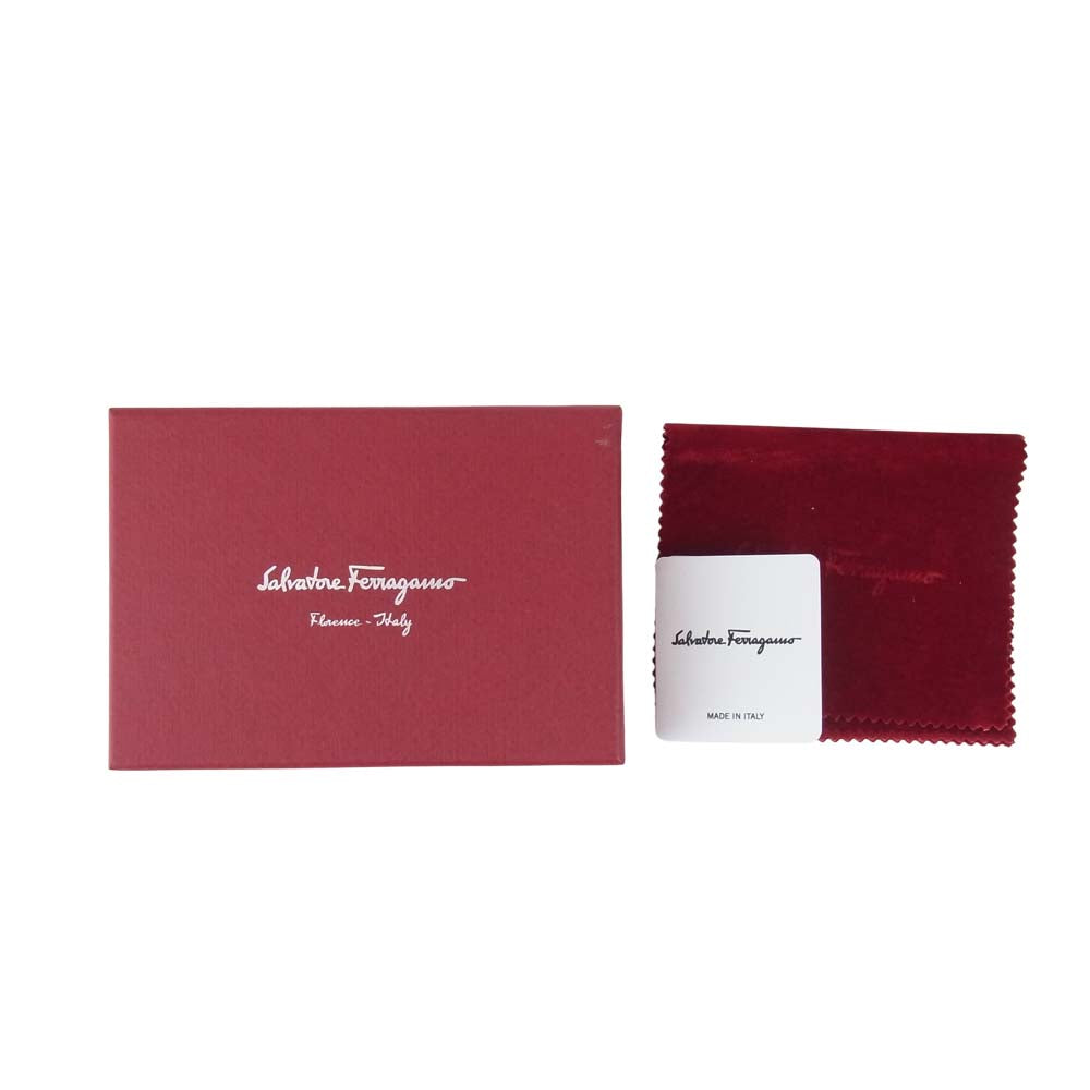 Salvatore Ferragamo サルヴァトーレフェラガモ 770150 717498 BR BEADS ガンチーニ タイガーアイ ビーズ ブレスレット ブラウン系 シルバー系【中古】