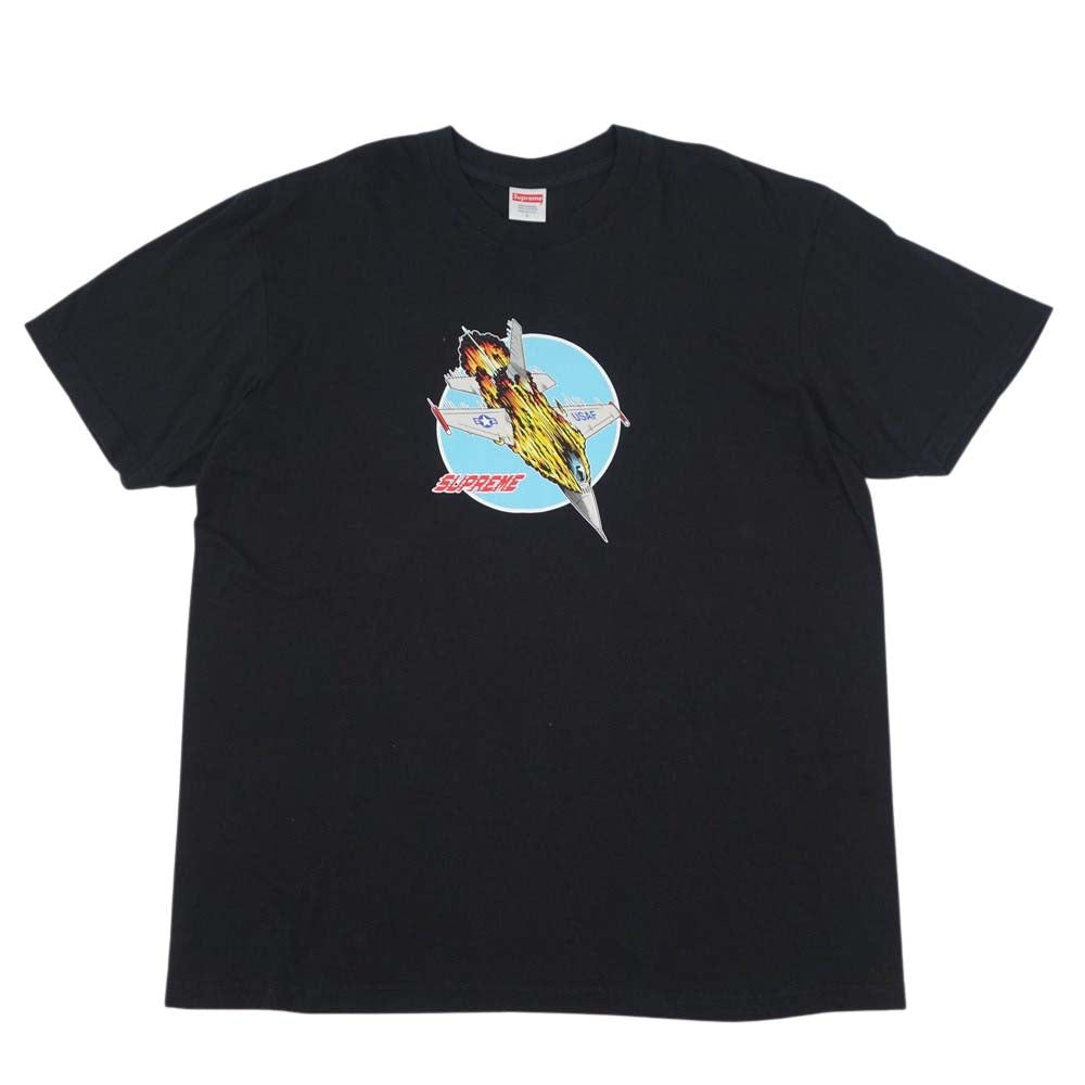 Supreme シュプリーム 20AW Jet Tee ジェット Tシャツ ブラック系 L【中古】