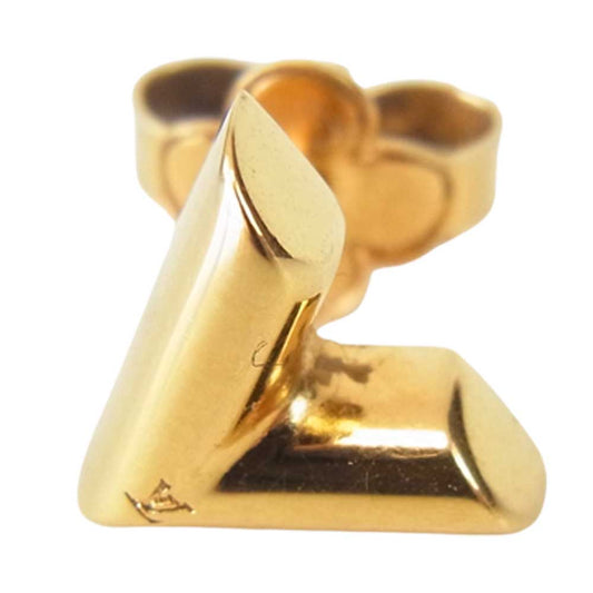 LOUIS VUITTON ルイ・ヴィトン M68153 スタッズ イヤリング エセンシャル V ピアス ゴールド系【中古】