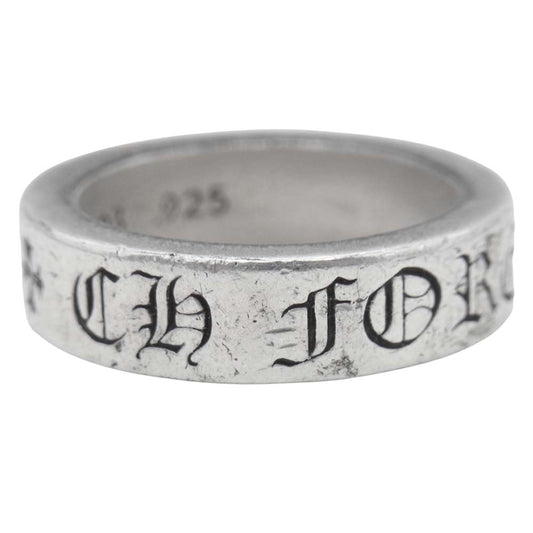 CHROME HEARTS クロムハーツ（原本無） 6mm SPACER FOREVER スペーサー フォーエバー リング シルバー系 17号【中古】