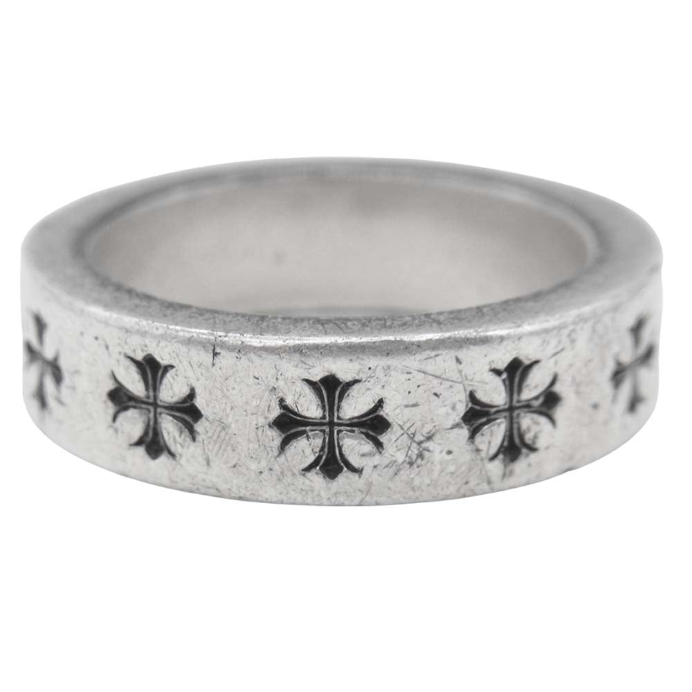 CHROME HEARTS クロムハーツ（原本無） 6mm SPACER FOREVER スペーサー フォーエバー リング シルバー系 17号【中古】
