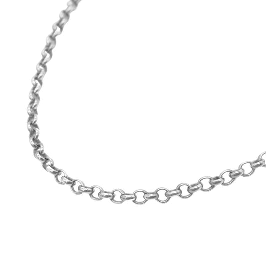 CHROME HEARTS クロムハーツ（原本有） NECKCHAIN R18 ネック チェーンロール 18インチ シルバー系【中古】