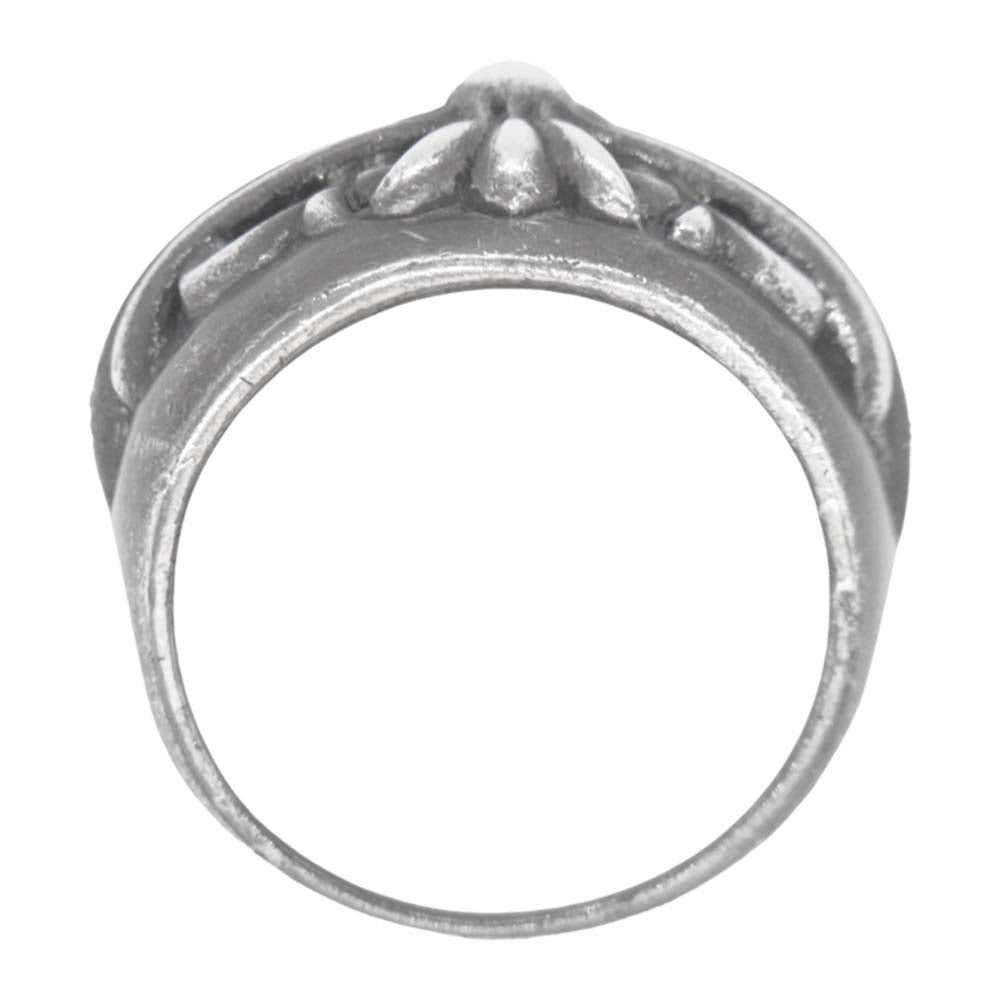 CHROME HEARTS クロムハーツ（原本有） FLORAL CROSS フローラル クロス リング シルバー系【中古】
