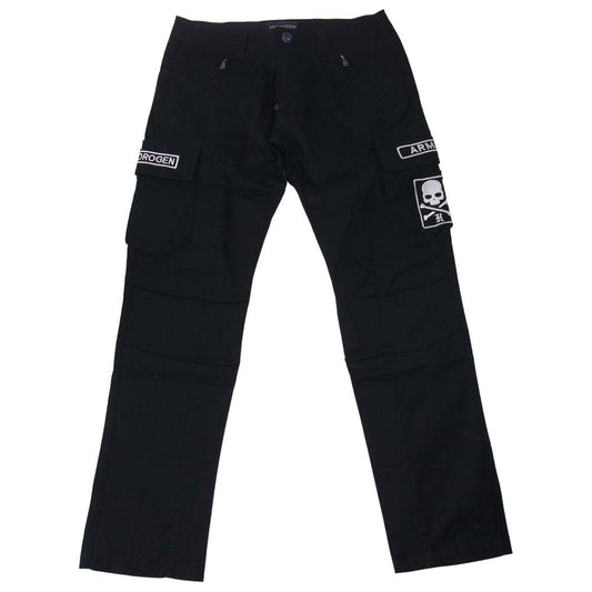 ハイドロゲン Scull Army Cargo Pants スカル アーミー カーゴパンツ ブラック系 32【美品】【中古】