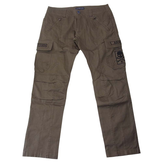 ハイドロゲン Scull Army Cargo Pants スカル アーミー カーゴパンツ ブラウン系 32【美品】【中古】