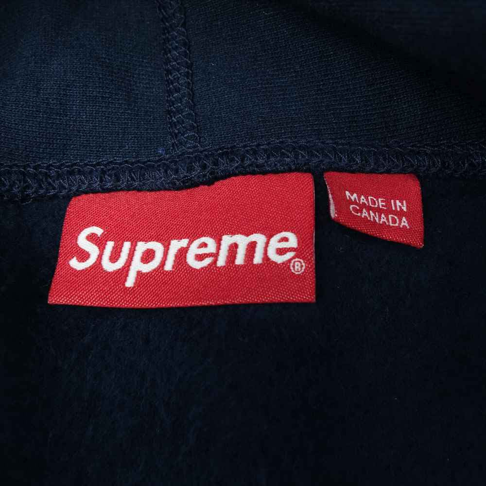 Supreme シュプリーム 19AW Bandana Box Logo Hooded Sweatshirt バンダナ ボックスロゴ パーカー ネイビー系 S【美品】【中古】