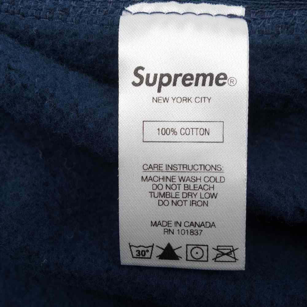 Supreme シュプリーム 19AW Bandana Box Logo Hooded Sweatshirt バンダナ ボックスロゴ パーカー ネイビー系 S【美品】【中古】