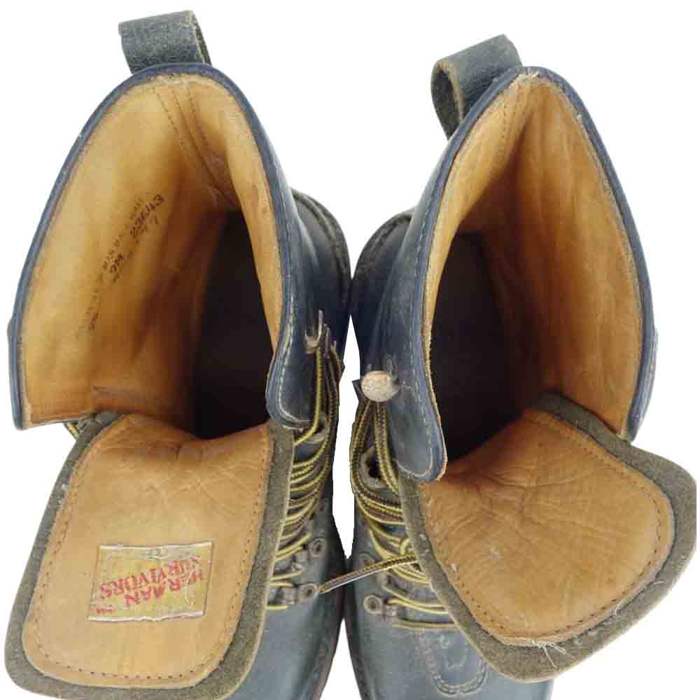 ハーマンサバイバー WORK BOOTS ワーク チャコール系 7.5【中古】