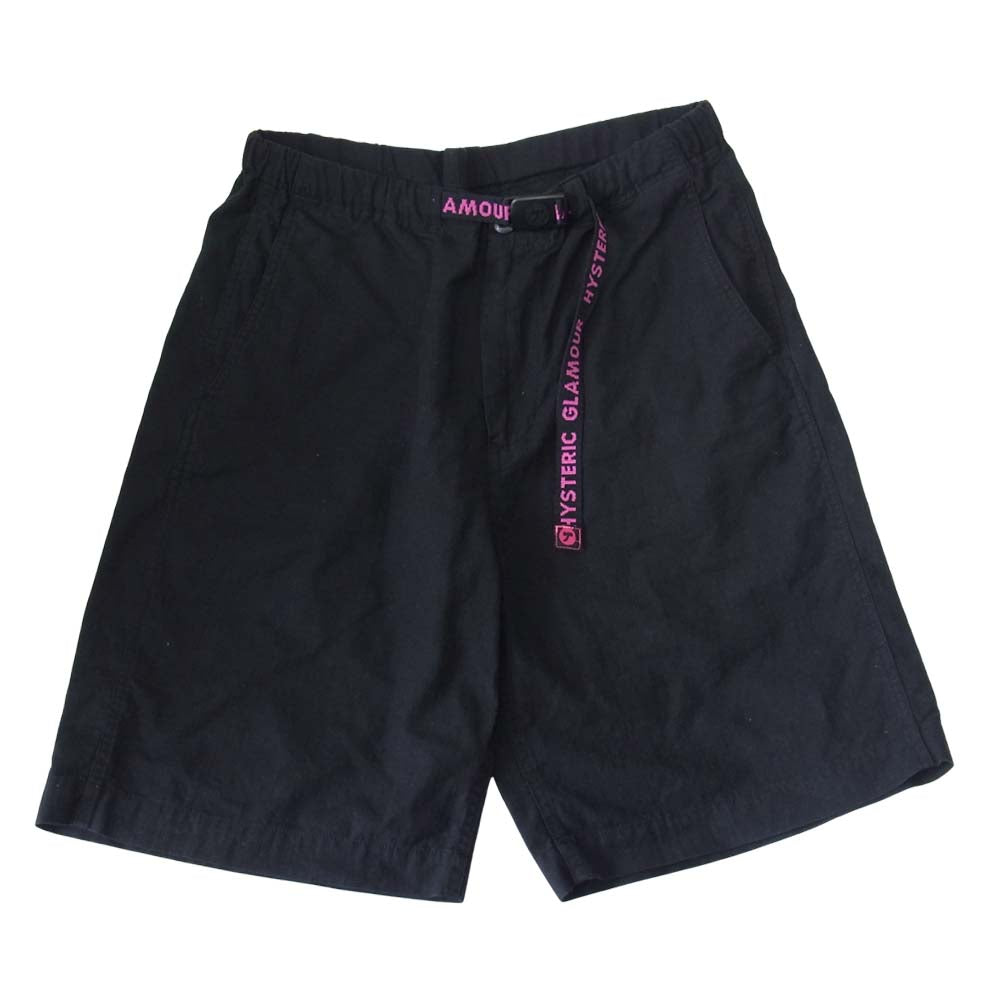 HYSTERIC GLAMOUR ヒステリックグラマー 02182AM03 クライミング ショート パンツ ブラック系 M【中古】