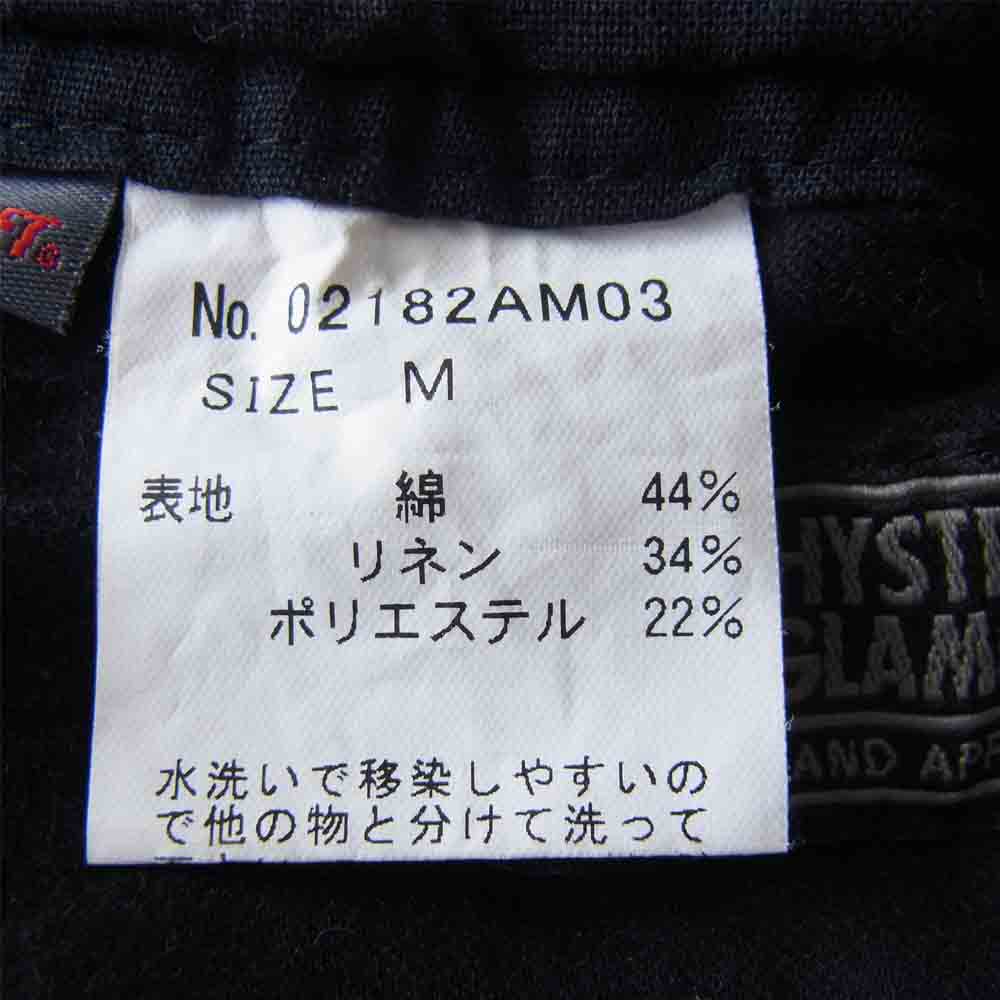 HYSTERIC GLAMOUR ヒステリックグラマー 02182AM03 クライミング ショート パンツ ブラック系 M【中古】