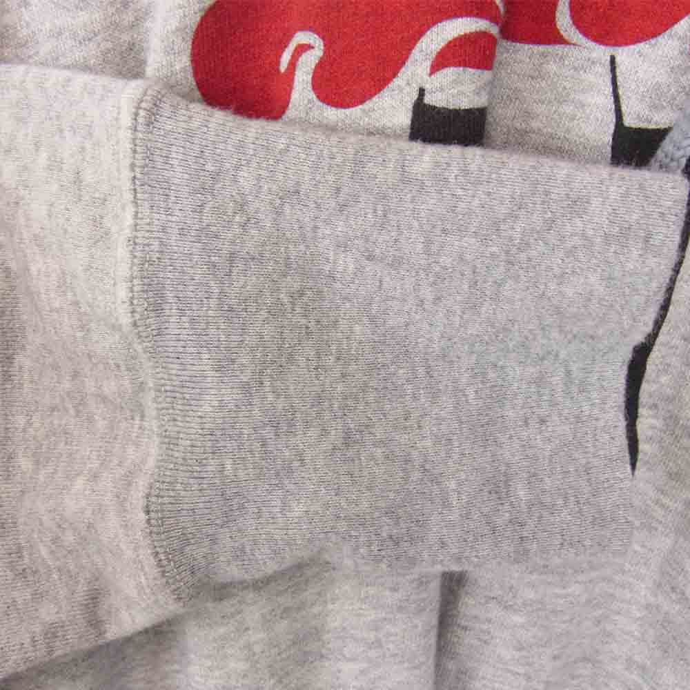 HYSTERIC GLAMOUR ヒステリックグラマー 02182CF04 VIXEN GIRL ガール プリント パーカー グレー系 L【中古】