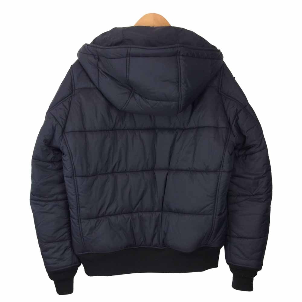 HYSTERIC GLAMOUR ヒステリックグラマー 0243AB04 プリマロフト ナイロン タフタ フーデッド MA-1 ジャケット ダークネイビー系 M【中古】