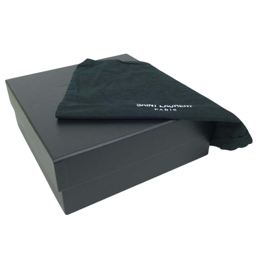 SAINT LAURENT サンローラン 415697DH4001083  花柄 プラットフォーム サンダル ブラック系 34【中古】