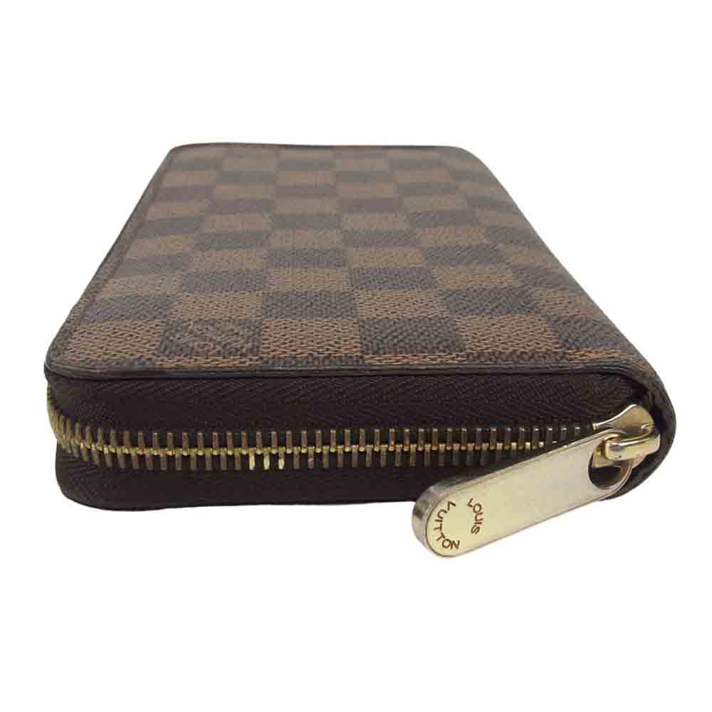 LOUIS VUITTON ルイ・ヴィトン N60015 ダミエ エベヌ ジッピーウォレット ブラウン系【中古】