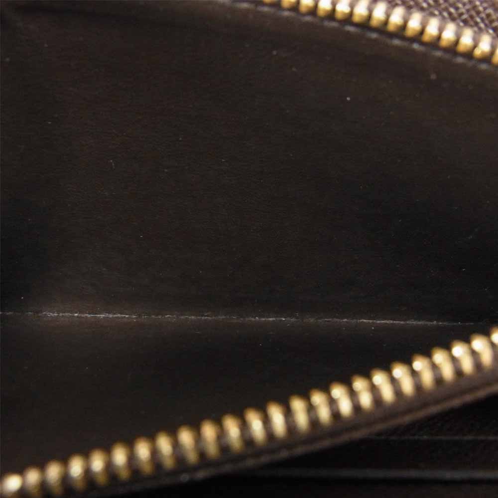 LOUIS VUITTON ルイ・ヴィトン N60015 ダミエ エベヌ ジッピーウォレット ブラウン系【中古】