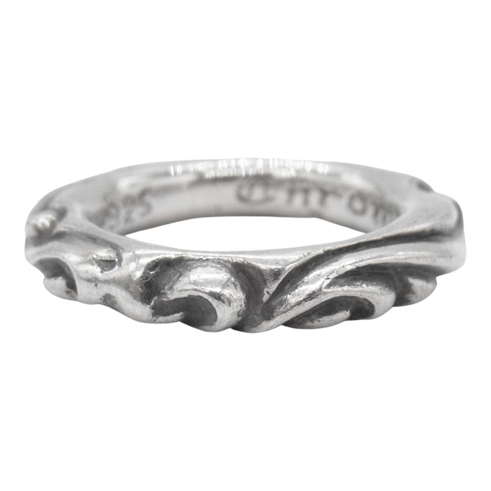 CHROME HEARTS クロムハーツ（原本無） SCRL BAND スクロールバンド リング シルバー系 12号【中古】