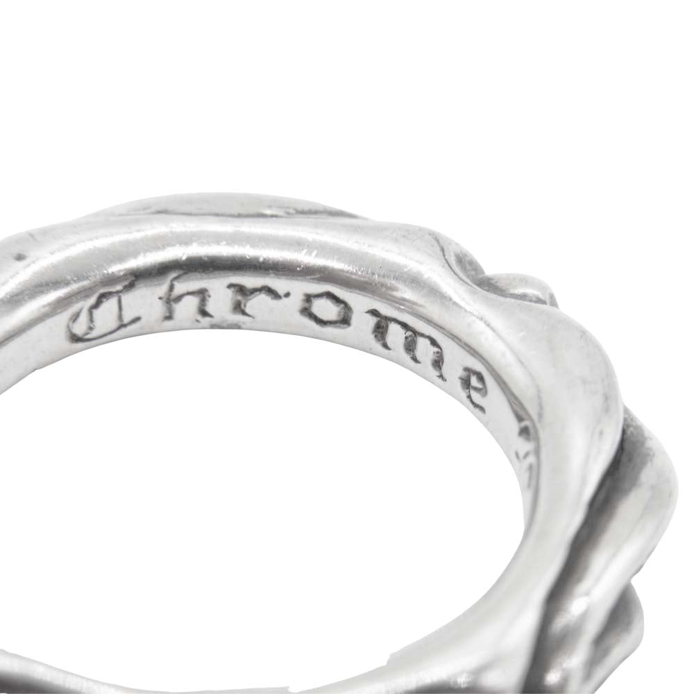 CHROME HEARTS クロムハーツ（原本無） SCRL BAND スクロールバンド リング シルバー系 12号【中古】