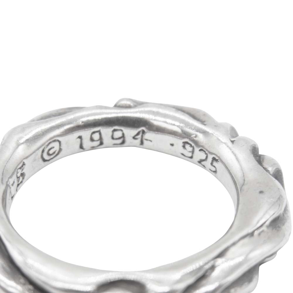 CHROME HEARTS クロムハーツ（原本無） SCRL BAND スクロールバンド リング シルバー系 12号【中古】