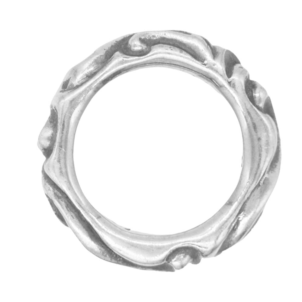 CHROME HEARTS クロムハーツ（原本無） SCRL BAND スクロールバンド リング シルバー系 12号【中古】