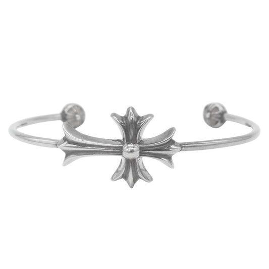 CHROME HEARTS クロムハーツ（原本無） SKINNY TNY CH CRS スキニー CHクロス バングル シルバー系【中古】