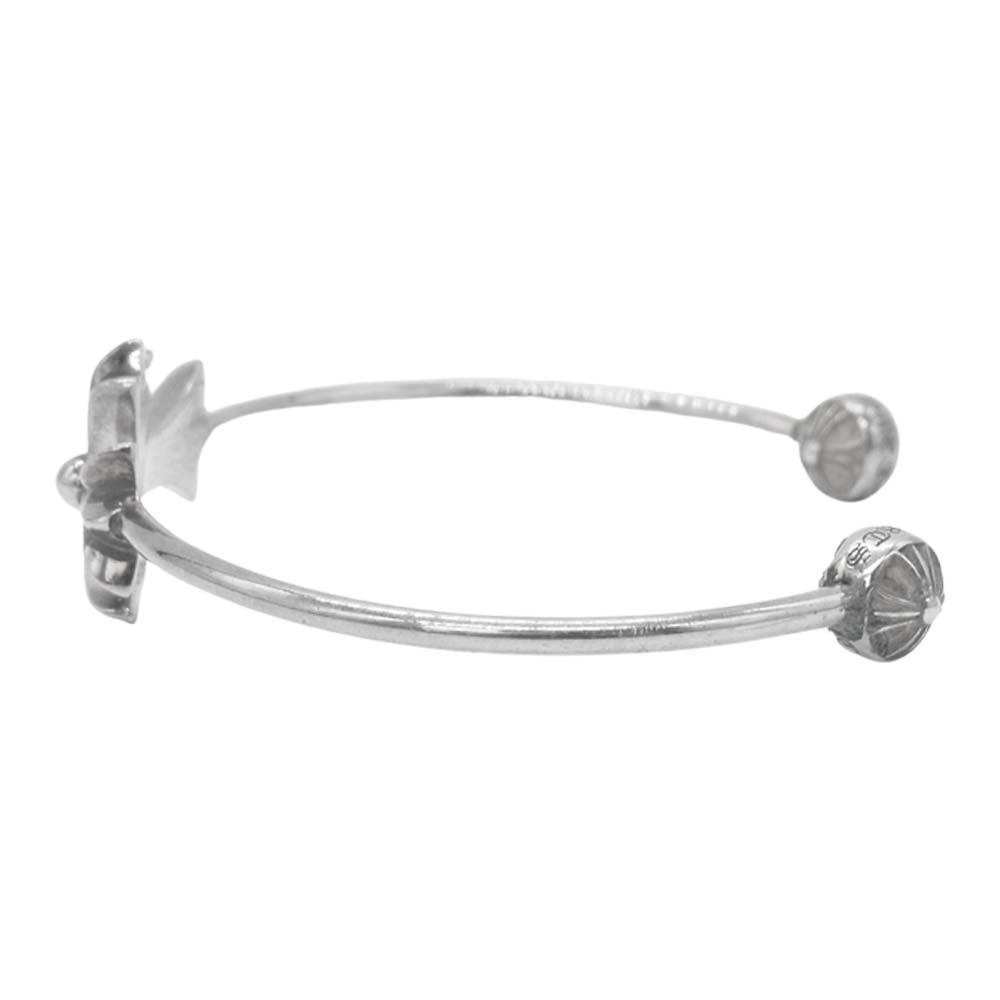 CHROME HEARTS クロムハーツ（原本無） SKINNY TNY CH CRS スキニー CHクロス バングル シルバー系【中古】