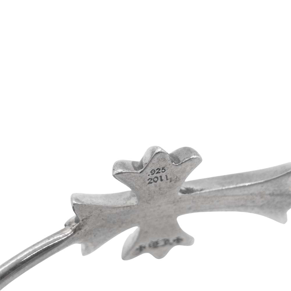 CHROME HEARTS クロムハーツ（原本無） SKINNY TNY CH CRS スキニー CHクロス バングル シルバー系【中古】