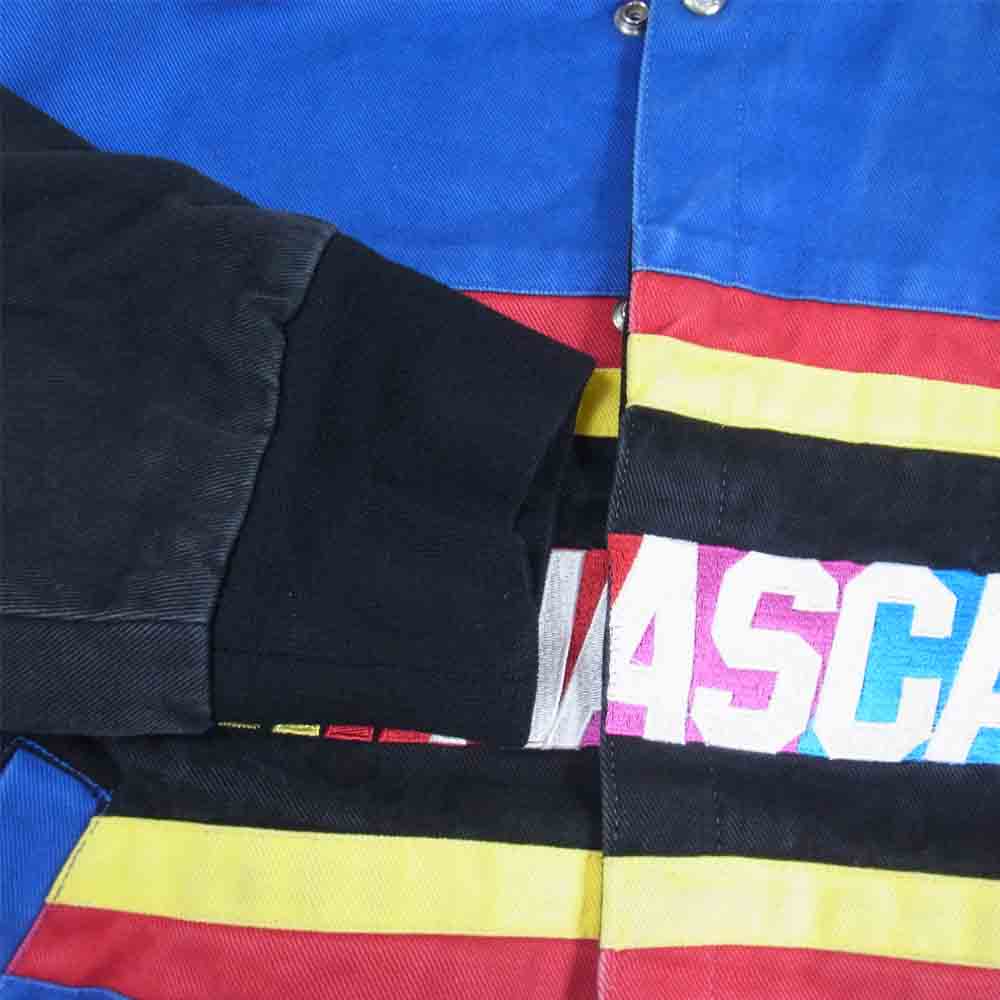 チェイス スタンドカラー レーシング ジャケット USA製 ブルー系 XL【中古】