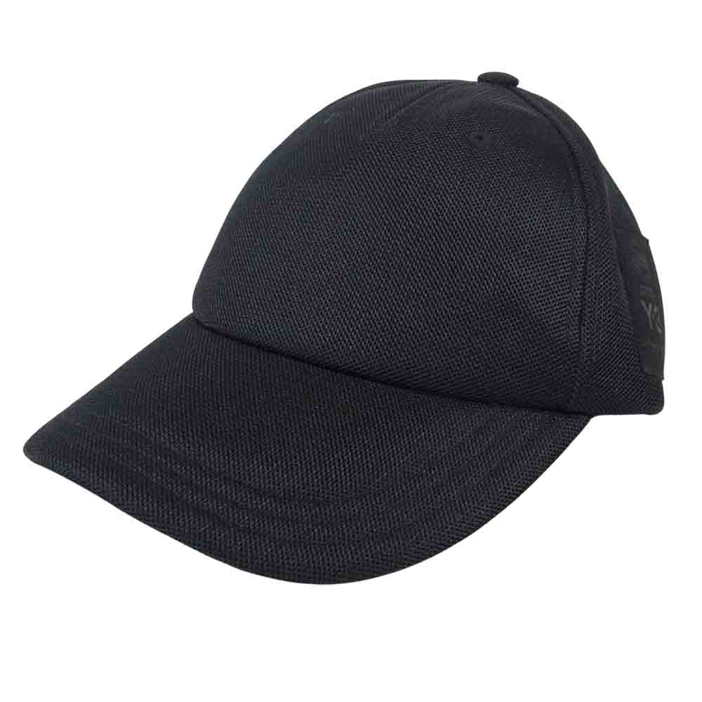 Yohji Yamamoto ヨウジヤマモト Y-3 ワイスリー CY4549 18SS BADGE CAP 6パネル キャップ ブラック系 58㎝【中古】