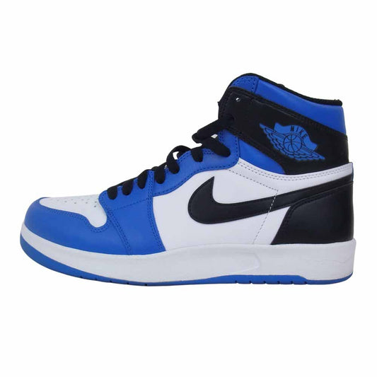 NIKE AIR JORDAN ナイキ ジョーダン 768861-106 1 HIGH THE RETURN ハイ ザ リターン スニーカー 青×白×黒 27.5cm【中古】