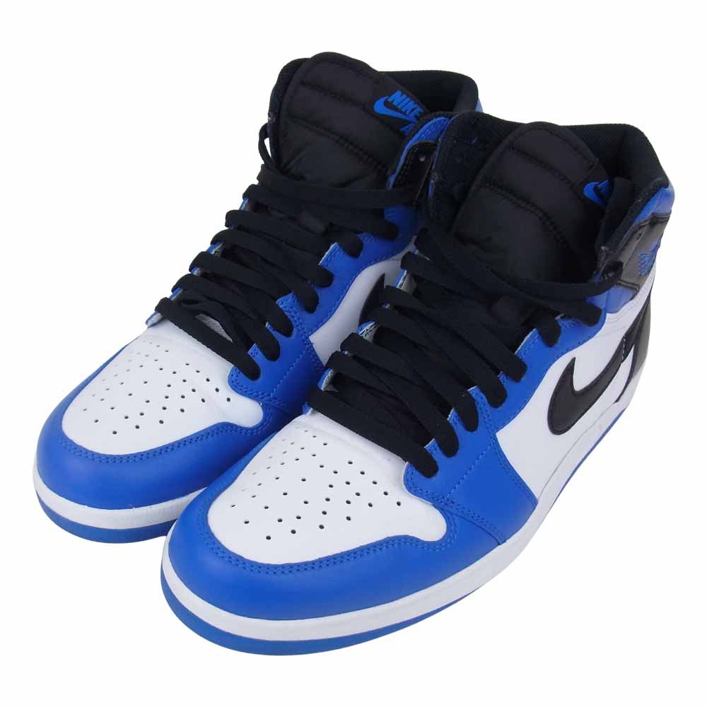 NIKE AIR JORDAN ナイキ ジョーダン 768861-106 1 HIGH THE RETURN ハイ ザ リターン スニーカー 青×白×黒 27.5cm【中古】