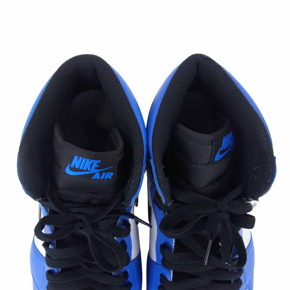 NIKE AIR JORDAN ナイキ ジョーダン 768861-106 1 HIGH THE RETURN ハイ ザ リターン スニーカー 青×白×黒 27.5cm【中古】
