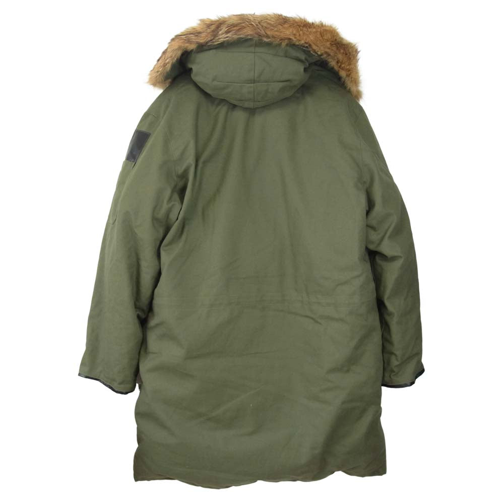ウッズ 4520 ダウンコート カーキ系 M【中古】