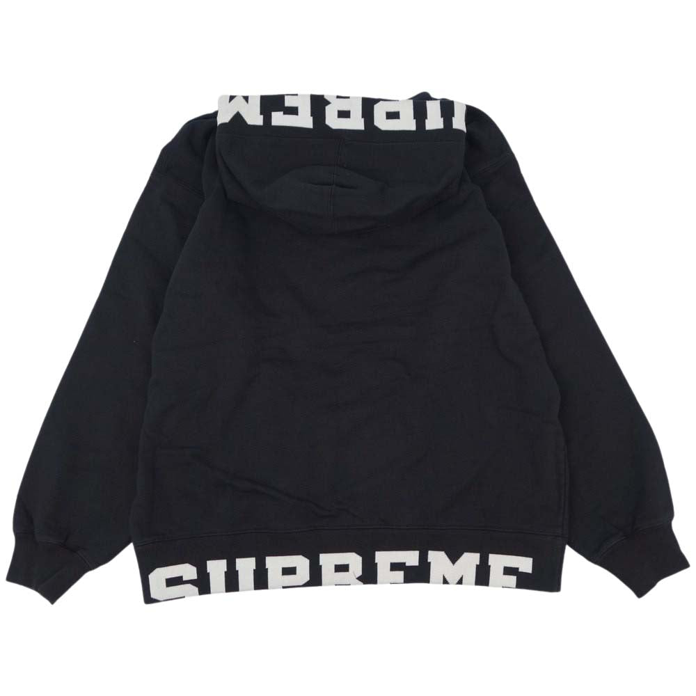 Supreme シュプリーム 21SS CROPPED LOGOS HOODED SWEATSHIRT ブラック系 L【新古品】【未使用】【中古】