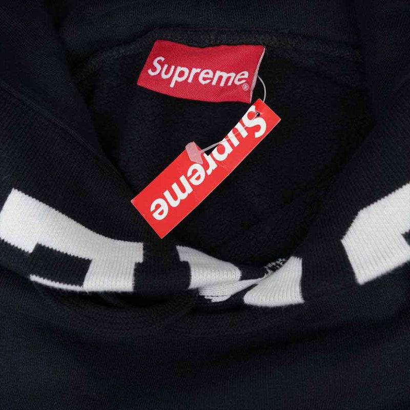 Supreme シュプリーム 21SS CROPPED LOGOS HOODED SWEATSHIRT ブラック系 L【新古品】【未使用】【中古】