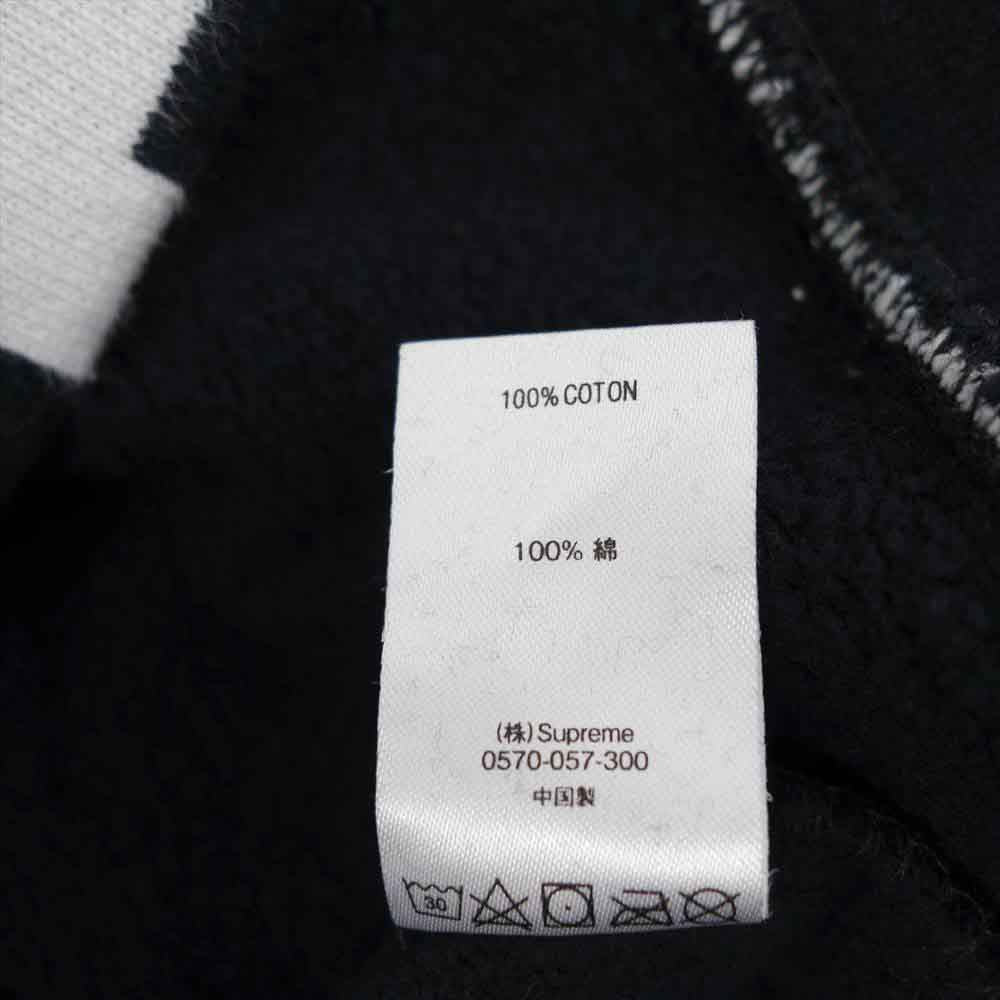 Supreme シュプリーム 21SS CROPPED LOGOS HOODED SWEATSHIRT ブラック系 L【新古品】【未使用】【中古】