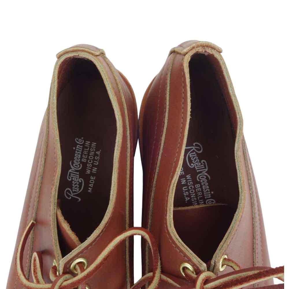 RUSSELL MOCCASIN ラッセルモカシン 1272-GC FISHING OXFORD フィッシング オックスフォード USA製 ブラウン系 8【新古品】【未使用】【中古】