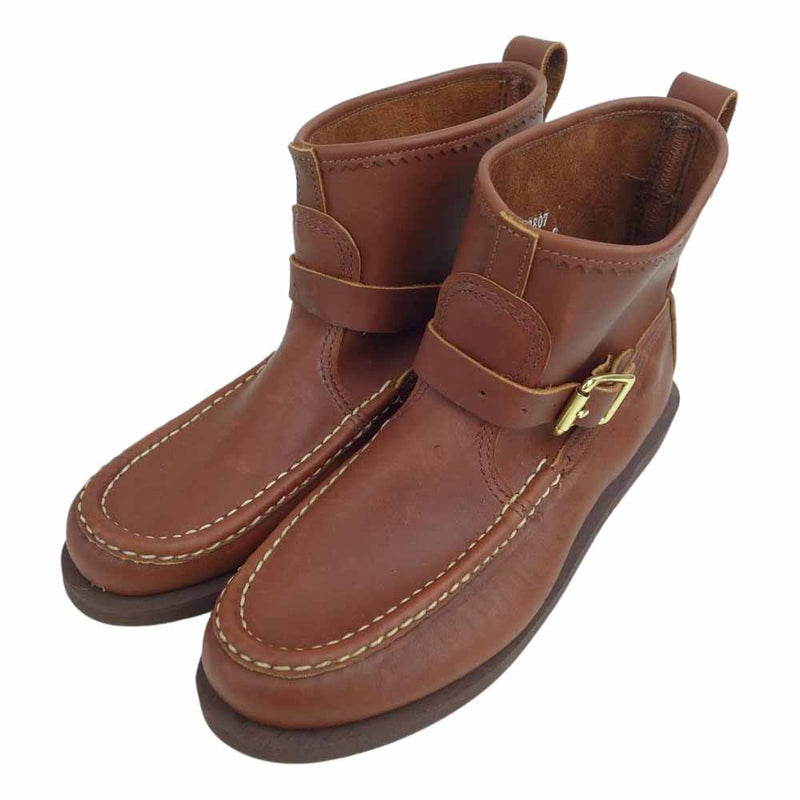 RUSSELL MOCCASIN ラッセルモカシン 4070-7BLT KNOCK-A-BOUT ノックアバウト ブーツ ブラウン系 8E【新古品】【未使用】【中古】