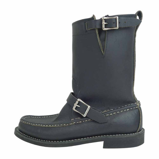 RUSSELL MOCCASIN ラッセルモカシン S210-GCB CAVALIER キャバリエ モカシンブーツ USA製  ブラック系 8E【新古品】【未使用】【中古】