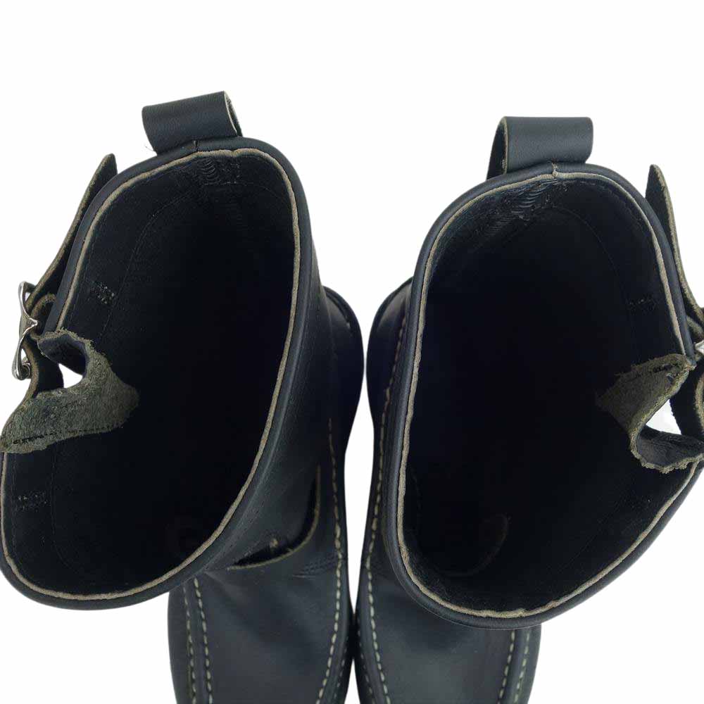 RUSSELL MOCCASIN ラッセルモカシン S210-GCB CAVALIER キャバリエ モカシンブーツ USA製  ブラック系 8E【新古品】【未使用】【中古】