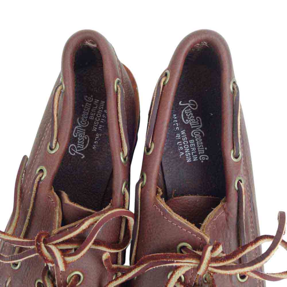 RUSSELL MOCCASIN ラッセルモカシン 66-LGC SENECA MOCCASIN セネカ モカシン ブラウン系 8【新古品】【未使用】【中古】