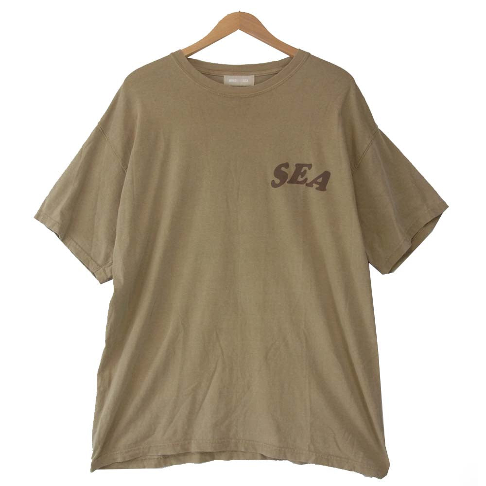 WIND AND SEA ウィンダンシー CIRCLE S-Dye T-SHIRT Ｔシャツ ベージュ系 XL【中古】