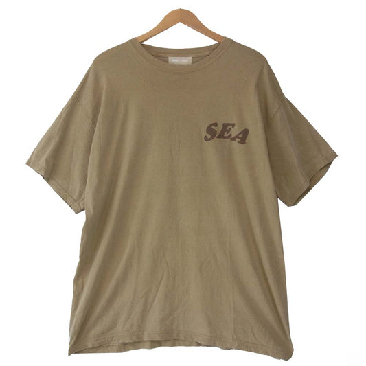 WIND AND SEA ウィンダンシー CIRCLE S-Dye T-SHIRT Ｔシャツ ベージュ系 XL【中古】