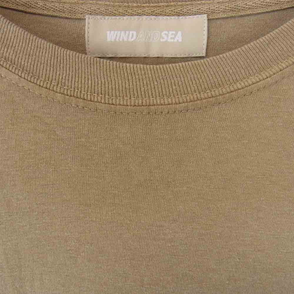 WIND AND SEA ウィンダンシー CIRCLE S-Dye T-SHIRT Ｔシャツ ベージュ系 XL【中古】