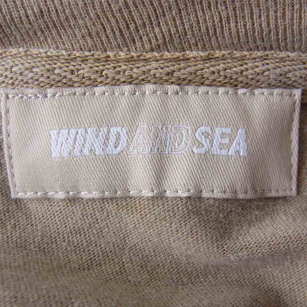 WIND AND SEA ウィンダンシー CIRCLE S-Dye T-SHIRT Ｔシャツ ベージュ系 XL【中古】