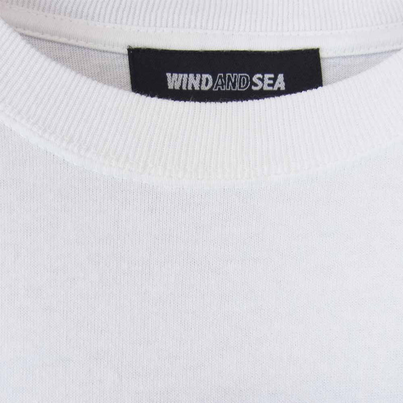 WIND AND SEA ウィンダンシー × NO COFFEE ノーコーヒー ロゴ Tシャツ ホワイト系 XL【中古】