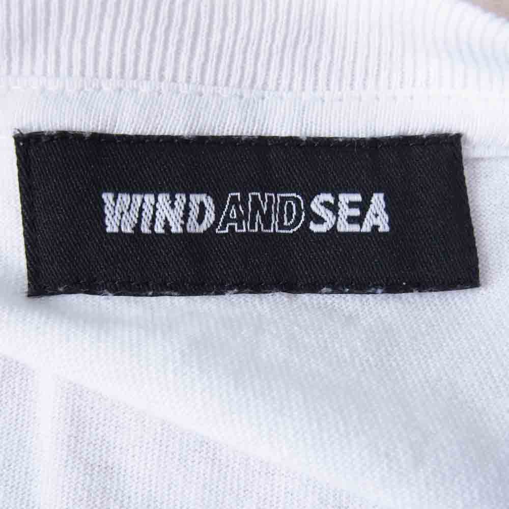 WIND AND SEA ウィンダンシー × NO COFFEE ノーコーヒー ロゴ Tシャツ ホワイト系 XL【中古】