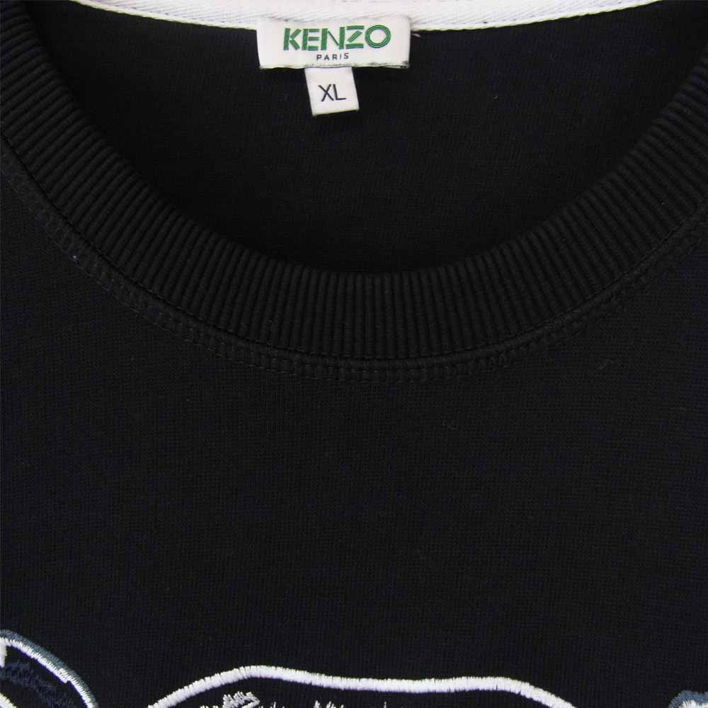KENZO タイガー スウェット ブラック 正規品 KENZO】タイガーヘッドスウェットシャツトレーナー (KENZO/スウェット